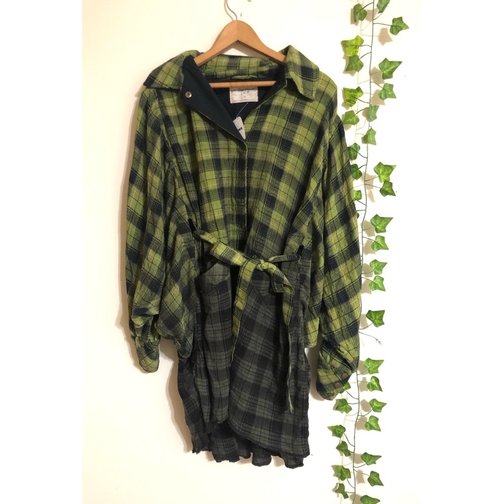 Free People We the Free You Wish Flannel Ombre - Picture 4 of 7